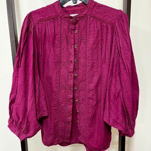 Anthropologie Peasant Blouse